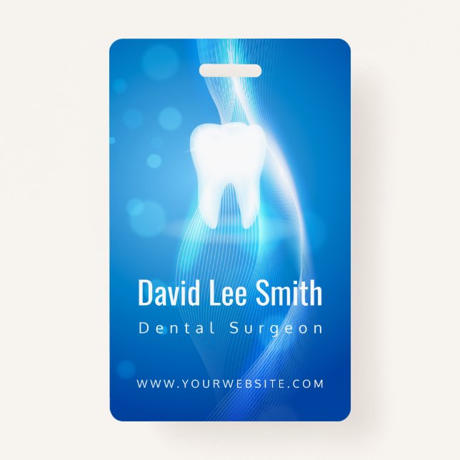 Dental Surgeon / Dentist ID Badge (Front)