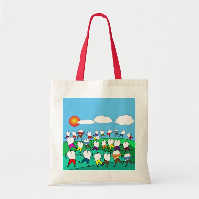 Dental Teeth People Tote Bag ll (Front)