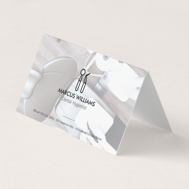 Dental Tools | Dentist Office Business Card (Front)