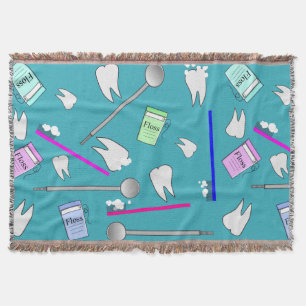 Dental Tools Design Cosy Blanket
