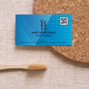 Dental Tools   QR Code Business Card