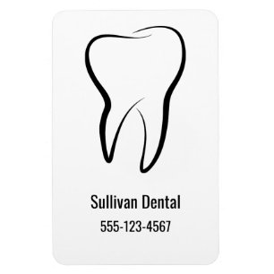 Dental Tooth Dentistry Clinic Business Magnet