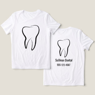 Dental Tooth Dentistry Clinic Medical Business Tri-Blend Shirt