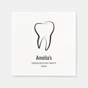 Dental Tooth Dentistry Clinic Medical Graduation Napkin