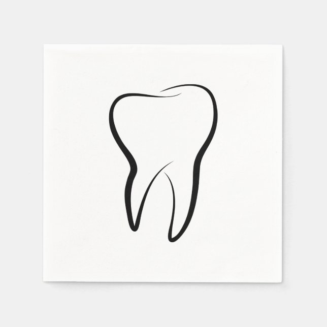 Dental Tooth Dentistry Clinic Medical Napkin (Front)