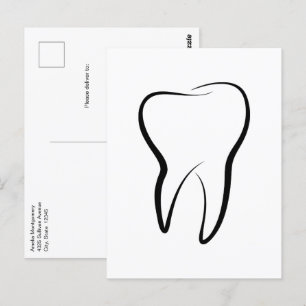 Dental Tooth Dentistry Clinic Oral Hygiene Postcard
