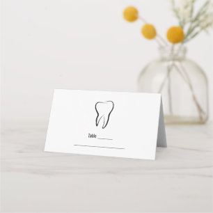 Dental Tooth Dentistry Clinic Oral Hygiene Table Place Card