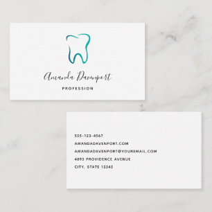 Dental Tooth Dentistry Medical Image Business Card
