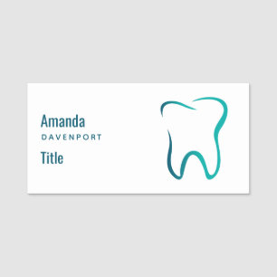 Dental Tooth Dentistry Medical Image Name Tag