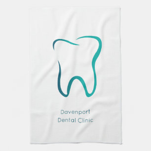 Dental Tooth Dentistry Medical Image Tea Towel