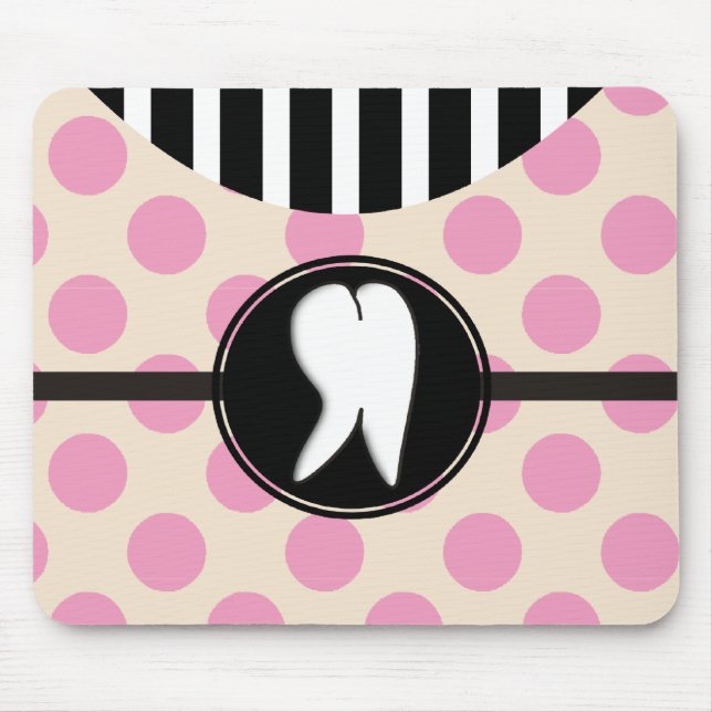 Dental Tooth Design Gifts Mouse Mat (Front)