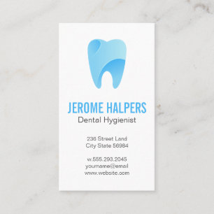Dental Tooth Logo   Dentistry Business Card