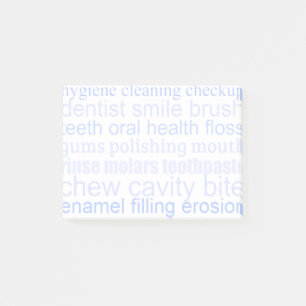 Dental Word Art Post-it Notes