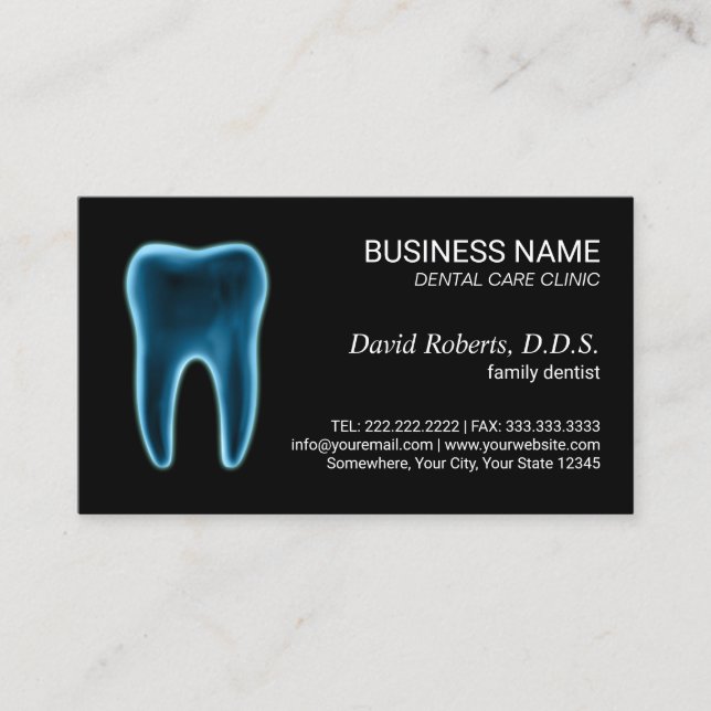 Dental Xray Tooth Dentist Clinic Appointment (Front)