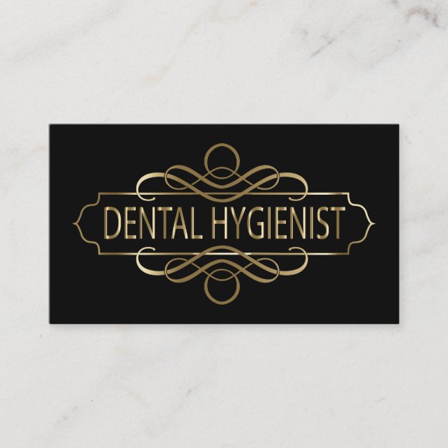 DentalHygienist Business Card (Front)