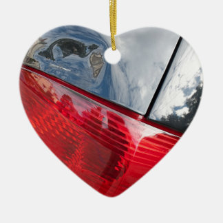 Dented tailgate ceramic tree decoration