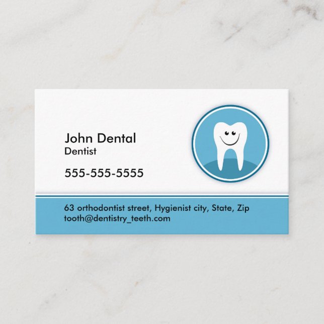Dentist and dental business or profile card (Front)