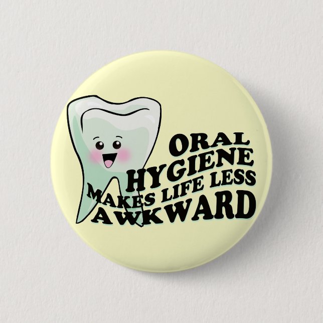 Dentist and Dental Hygienist Gifts 6 Cm Round Badge (Front)