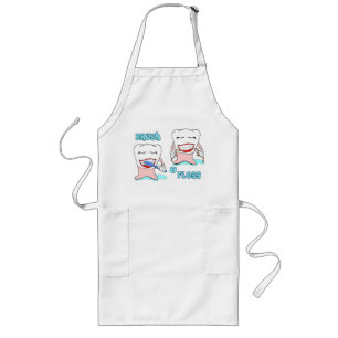Dentist and Dental Hygienist Long Apron
