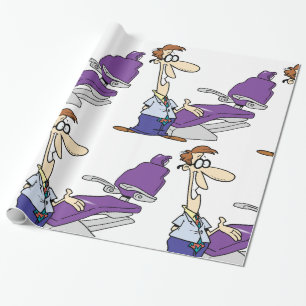 Dentist And The Dental Surgery Chair Wrapping Paper