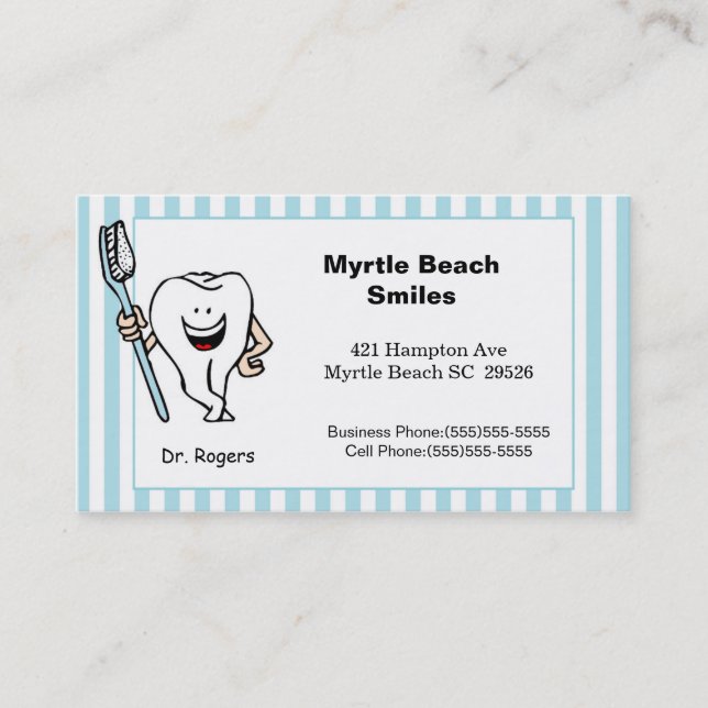 Dentist Appointment and  Business Card (Front)