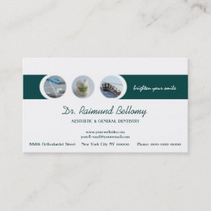 Dentist Appointment Business Card