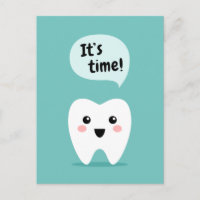 Dentist appointment reminder kawaii tooth