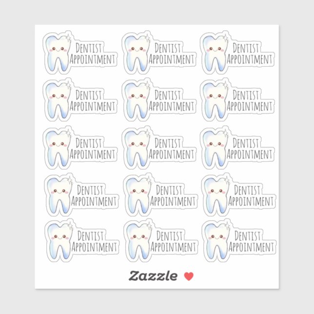 Dentist Appointment Tooth (Sheet)