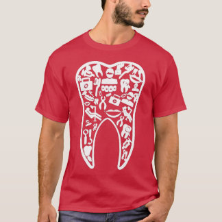 Dentist Big Molar Tooth Cool I Care For th Gift (3 T-Shirt