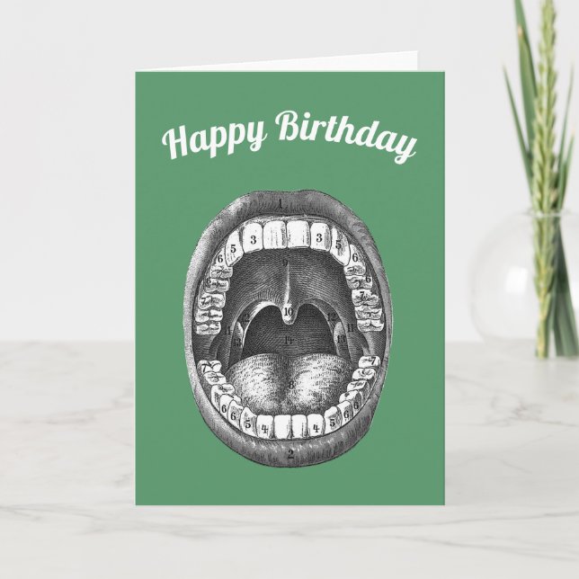 Dentist Birthday Card (Front)
