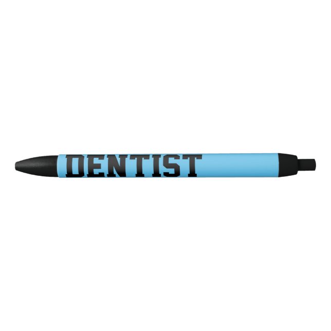 Dentist Black Ink Pen (Front)
