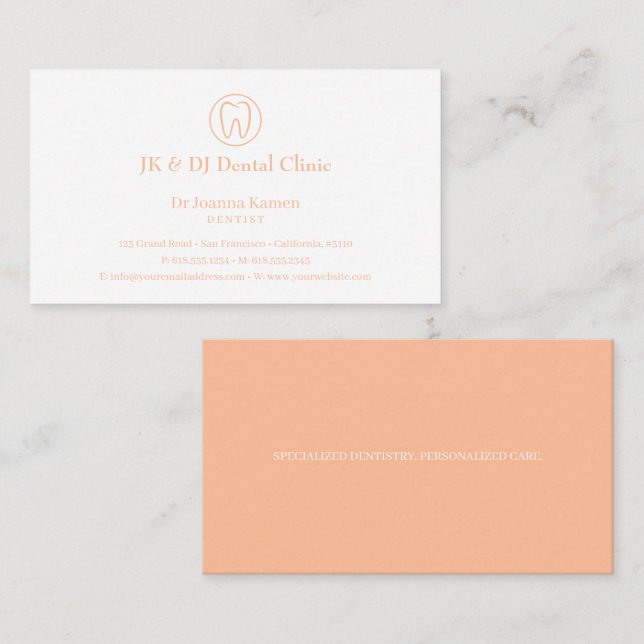Dentist Business Card (Front/Back)