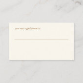 Dentist Business Card (Back)