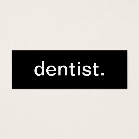 Dentist Business Card