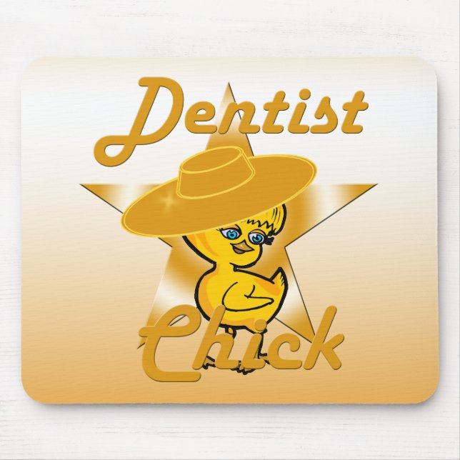 Dentist Chick #10 Mouse Mat (Front)