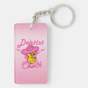 Dentist Chick #8 Key Ring