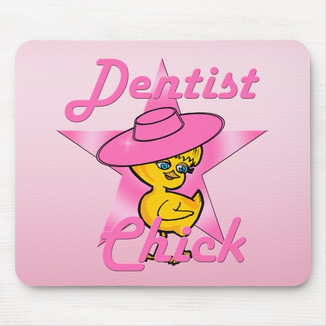 Dentist Chick #8 Mouse Mat (Front)
