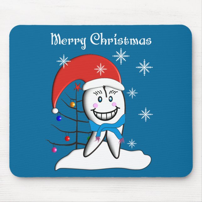 Dentist Christmas Cards and Gifts Mouse Mat (Front)