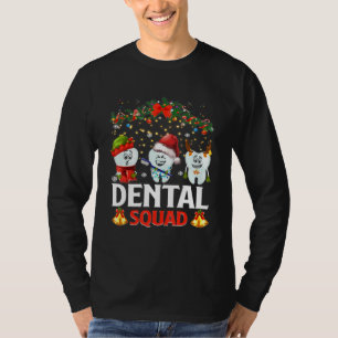 Dentist Christmas Dental Squad Funny Xmas Costume  T-Shirt