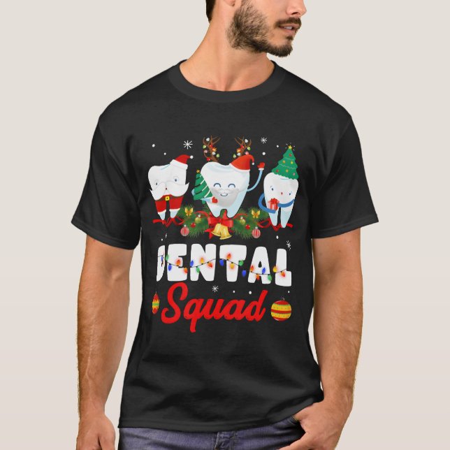 Dentist Christmas friends T-Shirt (Front)