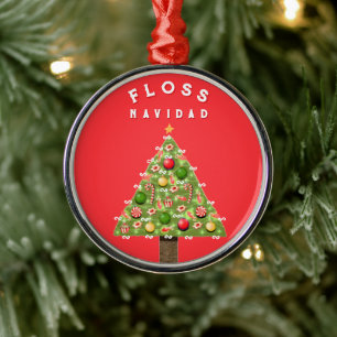 Dentist Christmas Gift Metal Tree Decoration