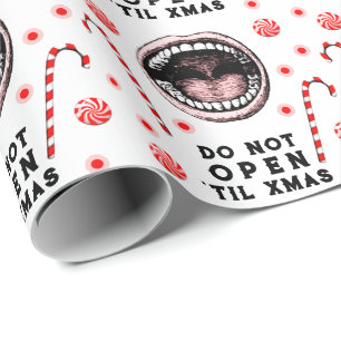 Dentist Christmas Holiday Gift Wrapping Paper