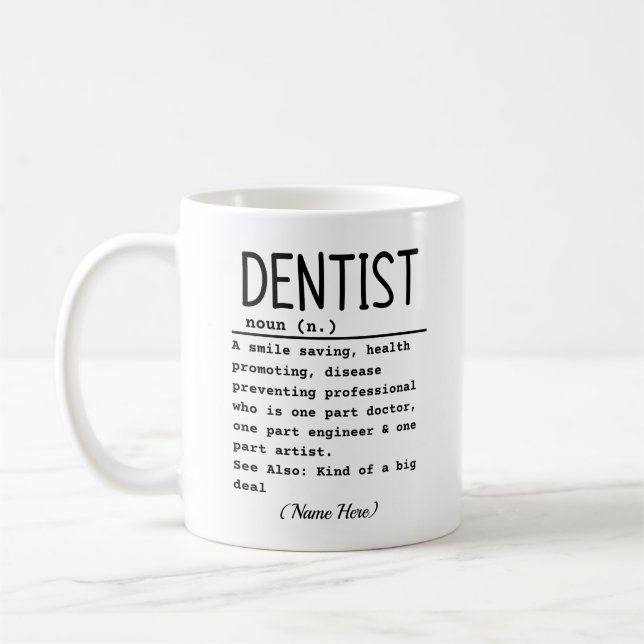 Dentist Coffee Mug (Left)