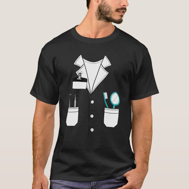 Dentist Costume  Halloween Costume Cute Boys Girls T-Shirt (Front)