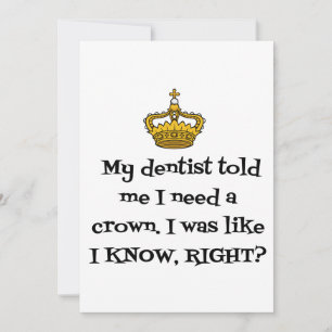 DENTIST CROWN HOLIDAY CARD