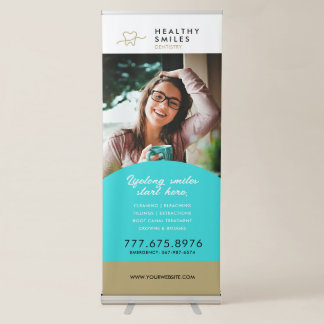 Dentist Custom Logo Roll-Up Retractable Banner