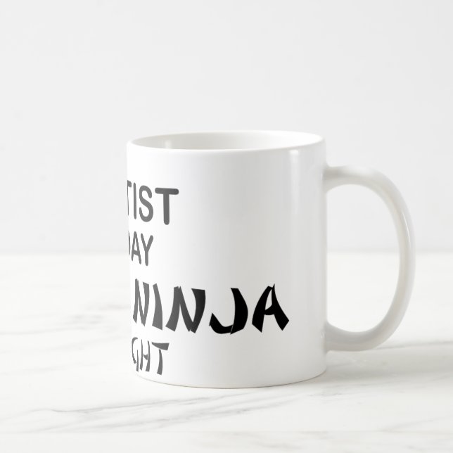 Dentist Deadly Ninja by Night Coffee Mug (Right)