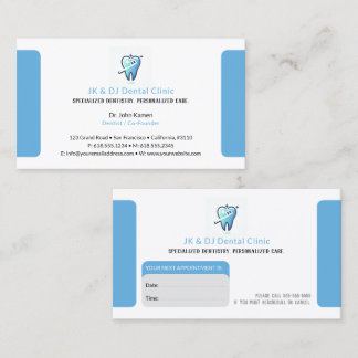 Dentist | Dental Appointment Card
