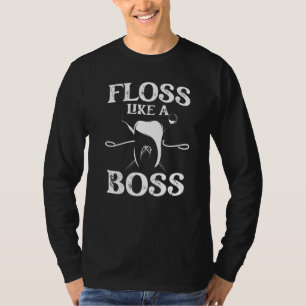 Dentist Dental Assistant Hygienist Floss Tooth T-Shirt