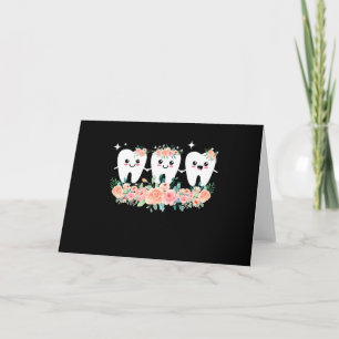 Dentist Dental Assistant Oral Hygienist Tooth Card